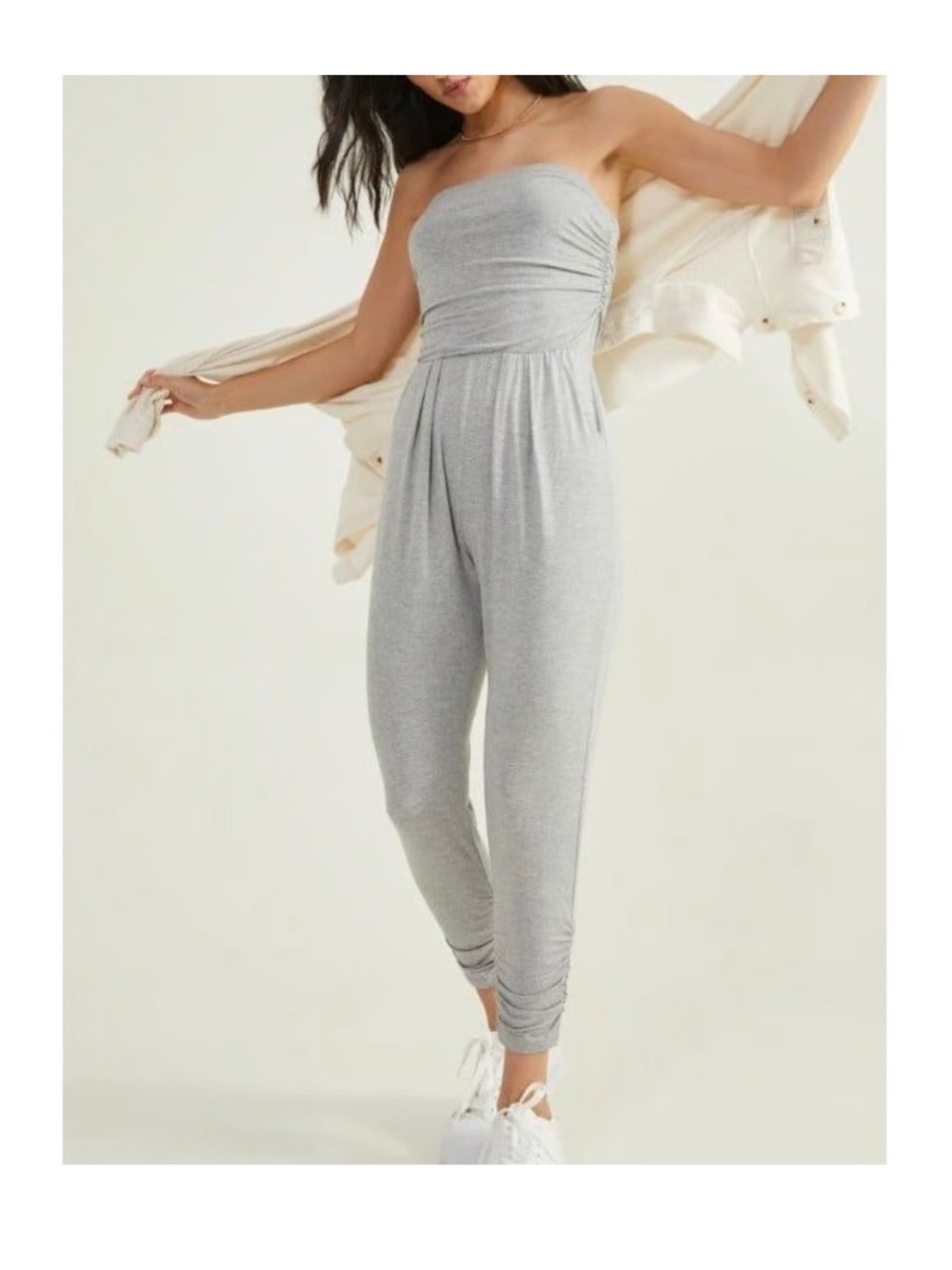 NWOT Altar’d State Grey Eli Jumpsuit